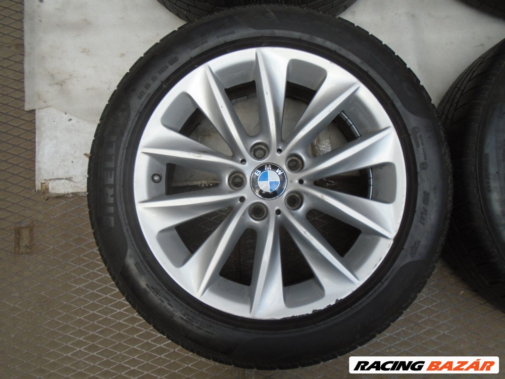 Ár/db! [GYÁRI HASZNÁLT] BMW - Styling 307 Alufelni szett 18coll - X3 F25 X4 F26 - 245/50R18 - 100H - Pirelli SottoZero - dot2317 - 5,5mm 3. kép